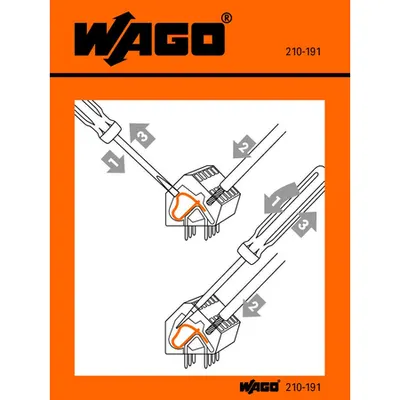 Stickers for operating instructions; for PCB terminal blocks; 236 Series