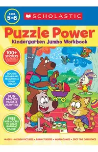 Puzzle Power Kindergarten Jumbo Workbook