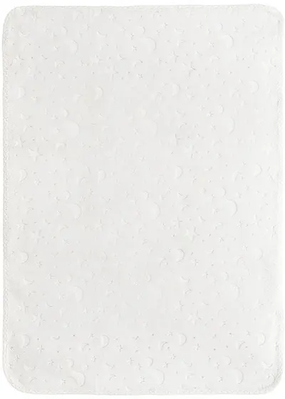 Pătură pentru bebeluși Lorelli - Twinkle, 80 x 110 cm, albă