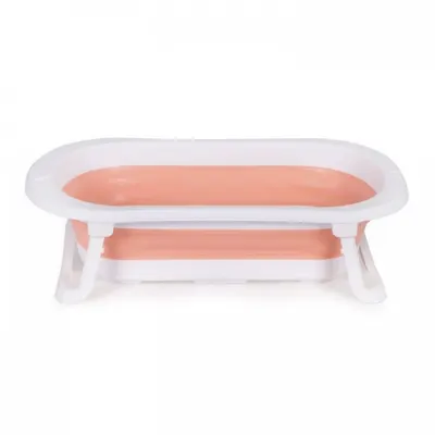 Cadita de baie cu dop de scurgere Ecotoys HA-B27 roz
