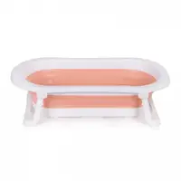 Cadita de baie cu dop de scurgere Ecotoys HA-B27 roz