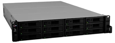 Dispozitiv NAS Synology - RX1217RP, 12-bay, 2U, negru/gri
