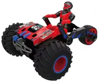ATV de drifting controlat prin radio Crazon - Cu 360° rotație, efecte de sunet și lumină, roşu