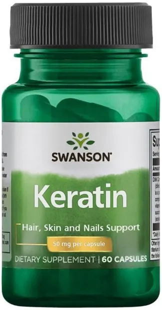 Keratin, 50 mg, 60 capsule, Swanson