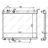 Radiator, racire motor NRF 53108