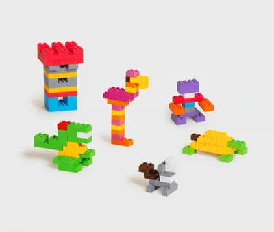 Set de construcție cu 115 cuburi flexibile