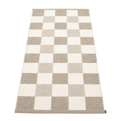 Covor tip traversă pentru interior și exterior bej/crem 70x160 cm Pix Dark Linen – Pappelina