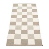 Covor tip traversă pentru interior și exterior bej/crem 70x160 cm Pix Dark Linen – Pappelina