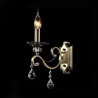 Aplica Diamant Elegant Grace,1 x E14, 230V, D.12cm,H.39 cm,Bronz