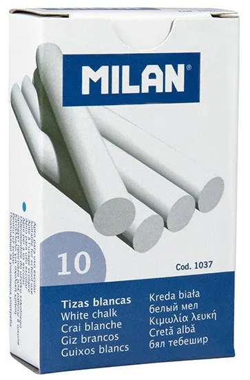 Set creta Milan - 10 bucati, albe
