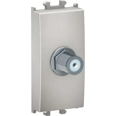 Priza SAT, tip F 1 modul Schneider Easy Styl LMR6128004, argintiu