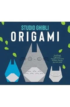 Studio Ghibli Origami: Create Totoro, Ponyo, Jiji, Calcifer, Turnip Head, No-Face, and More!