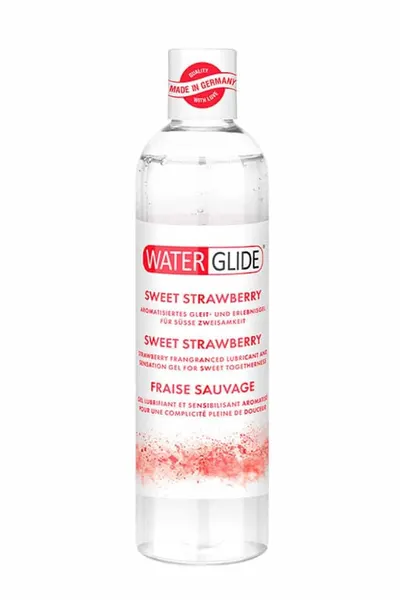 Lubrifiant pe bază de apă, Waterglide, 300 ml, căpșuni