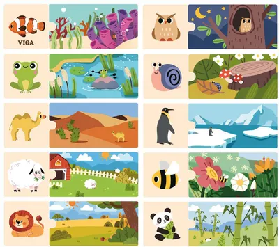 Puzzle educativ din lemn Viga -Casa mea, 20 de piese