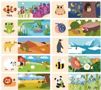 Puzzle educativ din lemn Viga -Casa mea, 20 de piese