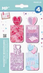 Set semn de carte magnetice MP - Love, 4 buc.