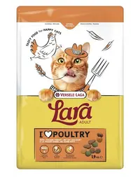 VERSELE-LAGA Lara Adult Turkey and Chicken 1,9 kg hrană pisici, curcan și pui
