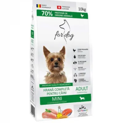 Hrana uscata pentru caini 4Dog Mini Adult cu pui 10 kg