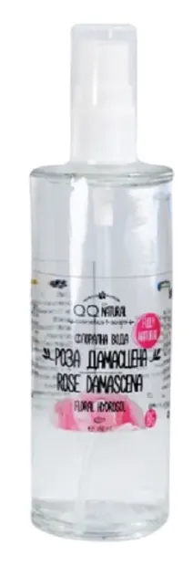 QQ Natural Apă florală Trandafir de Damasc, 100 ml