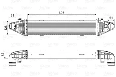 Compresor intercooler potrivit MERCEDES C (C204), C T-MODEL (S204), C (W204), E (A207), E (C207), E T-MODEL (S212), E (W212) 1.8 2.2D 08.08