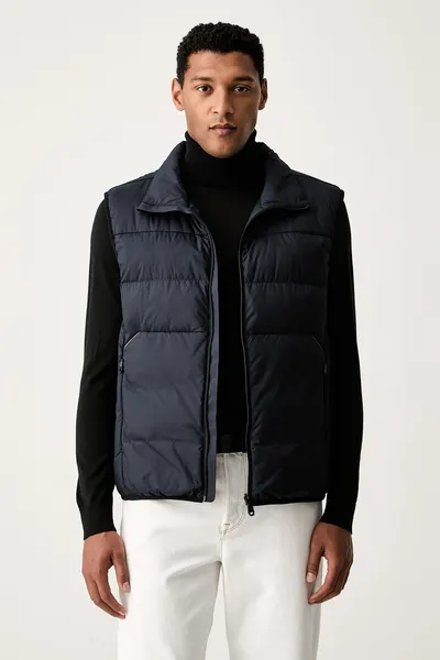 BOSS Green vestă pentru bărbați OW_Urbanex Puffer V
