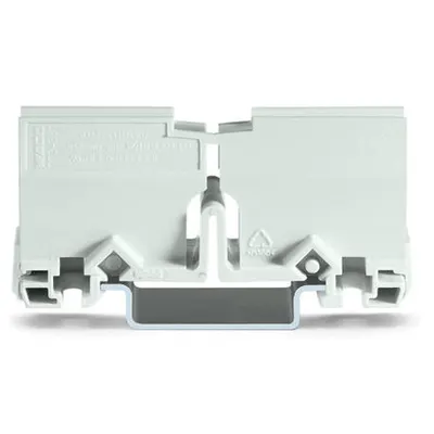Mounting carrier; for Ex applications; 773 Series - 2.5 mm² / 6 mm²; for DIN-35 rail mounting/screw mounting; light gray