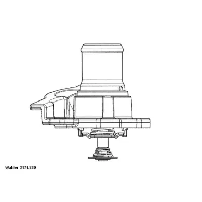 Termostat, lichid racire WAHLER 3171.82D