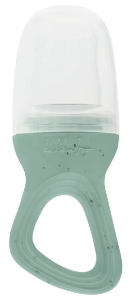 Tetină pentru alimente moi KikkaBoo Platinum Silicone - Sage
