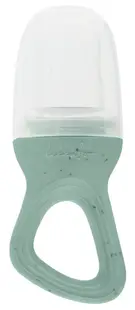 Tetină pentru alimente moi KikkaBoo Platinum Silicone - Sage