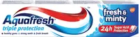 Aquafresh Triple Protection Pastă de dinţi Fresh & Minty, albastru, 50 ml