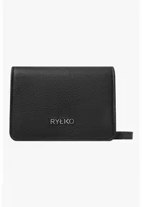 RYLKO - Geanta crossbody din piele cu bareta ajustabila si detasabila - Negru