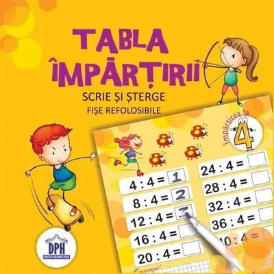 Tabla împărțirii cu carioca - Paperback brosat - ***