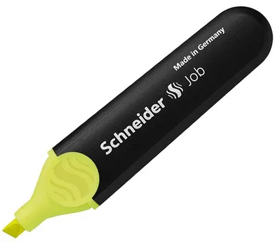 Marker text Schneider Job - Galben