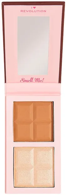 I Heart Revolution Chocolate Paletă de conturare, Light, 2 x 4.5 g