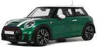 Model de colecție OttOmobile Modern: Mașini - Mini Cooper (F56) JCW British Racing (Green IV) (2023)