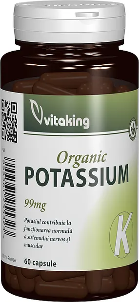 Potasiu 99mg, 60 capsule, Vitaking