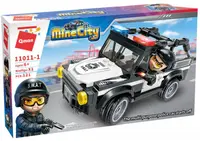 Set de constructie Qman Mine City - Masina de politie