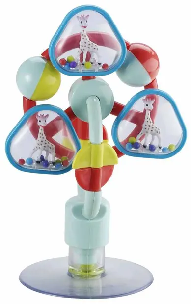 Jucărie activă cu ventuză Sophie la Girafe - Roată Ferris