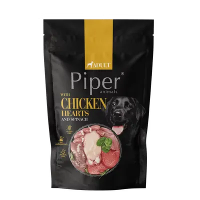 Piper Adult Dog, Inimi de Pui si Spanac, 500 g