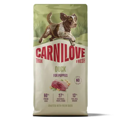 Carnilove True Fresh Dog Dry Duck Puppies 12 kg