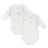 Body bebelusi Chicco, set doua bucati, alb, 00903-69MFCI