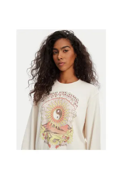 Bluza dama EBJSF00171 - Bumbac/Bumbac - Bej - Bej