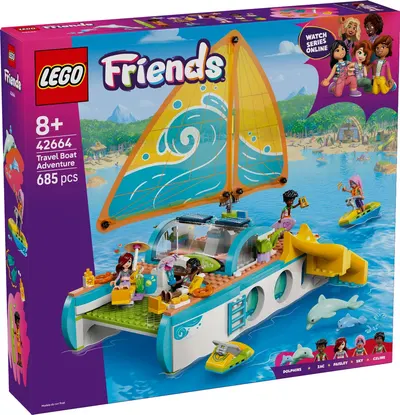 LEGO® Friends - Calatorie aventuroasa cu barca (42664)