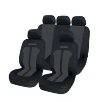 Huse Universale Premium Pentru Scaune Auto Gri+Negru