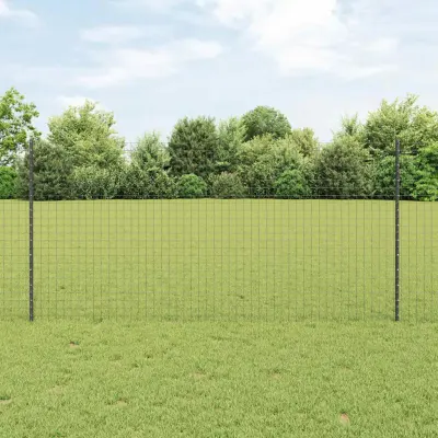 vidaXL Stâlp de gard încorporat 5 buc. Gri 160 cm