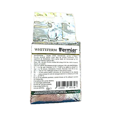 Vinoferm Whiteferm 100 gr, drojdie speciala pentru vin alb superior, Essedielle, imbunatateste aromele naturale tipice soiului de strugure, poate fi folosita si pentru refermentare si fermentatii la temperaturi scazute - Default Title