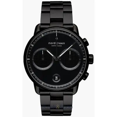 Ceas Nordgreen Nordgreen PI42BL3LBLTB Mens Watch Pioneer Chronograph 42mm 10ATM