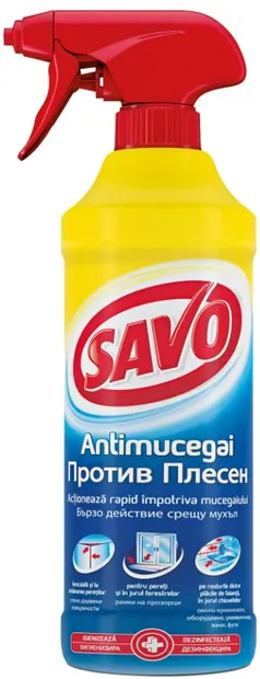 Spray universal împotriva mucegaiului Savo - 500 ml