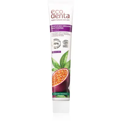 Ecodenta Certified Organic pasta de dinti pentru albire 75 ml