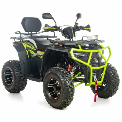 ATV XTR Pro Farmer X1 019, roti 10 inch, 200cc, 1+1 viteze, jante de aluminu, culoare negru verde